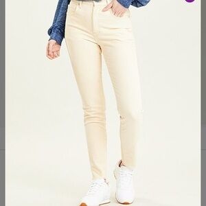 NWT-Free People Skinny High Rise Flocked Pants